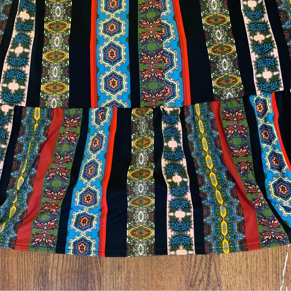 New T Tahari Multi Colored Flowy Maxi Dress - Picture 12 of 16